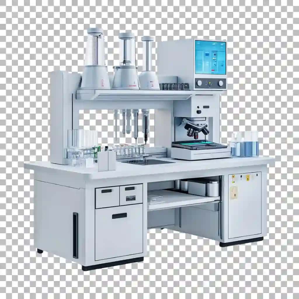Shaffof png tasvir jadvali to'liq laboratoriya asboblari | Transparent png image table full lab instruments items