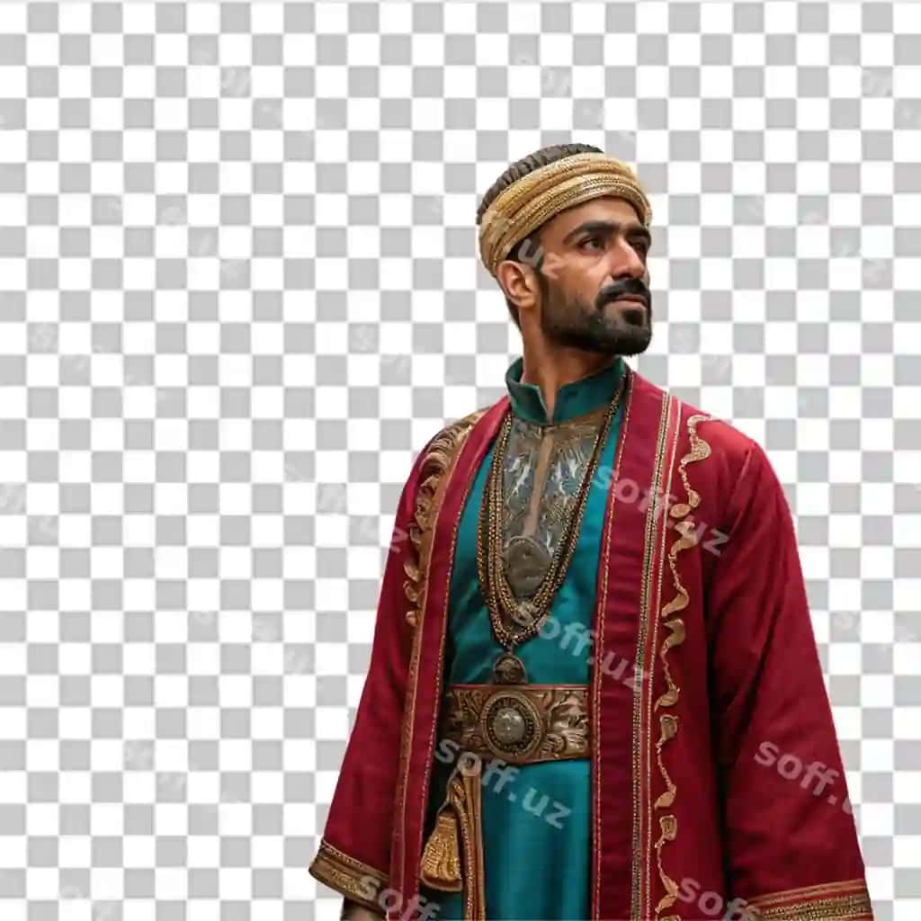 Ajoyib Arab erkak Sharqiy an'naviy kiyimlar ko'chada png | Awesome arabian man oriental traditional clothing street png