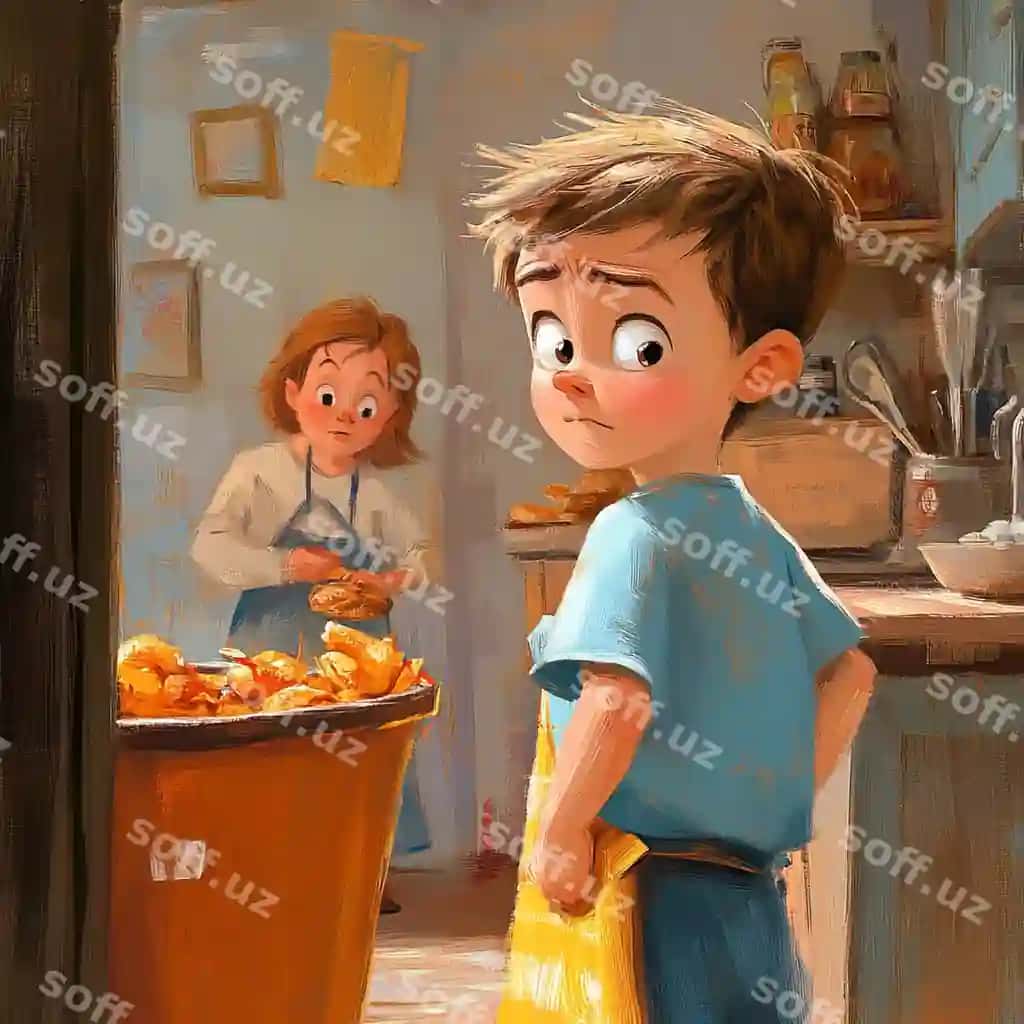 Qiz bola oshxona fonida bo'yalgan devor | Girl boy kitchen background painted wall