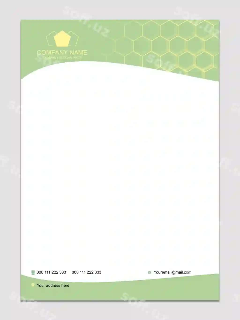 Yashil xatboshi | Green letterhead