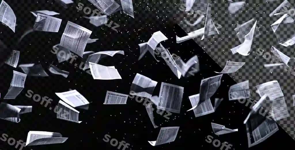 3D illyustratsiyali kitob, oq matnli o'qish bilan qora fonda tushadi | 3d illustration book falling black background with white text reading