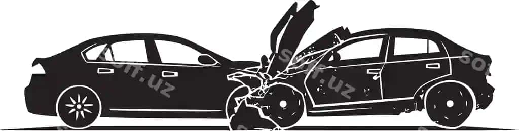Fragmentlangan simmetriya qora mashina avariyasi ikonasi ta'sir noir vektor mashina | Fragmented symmetry black car crash icon impact noir vector car