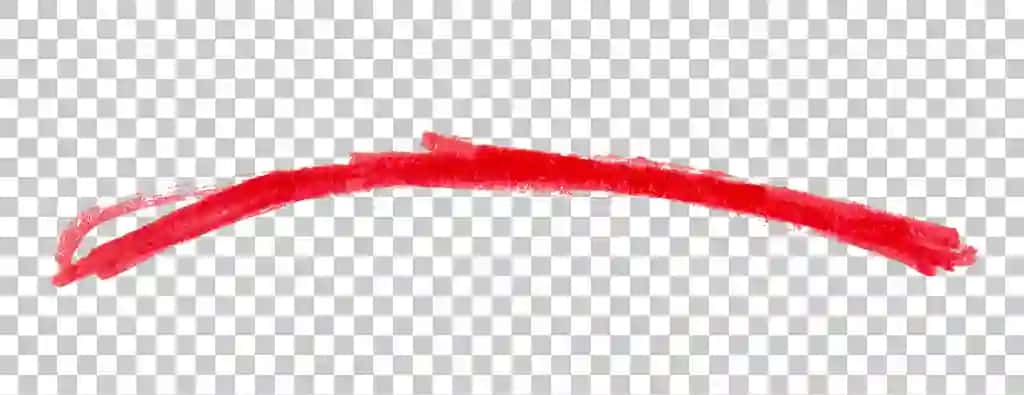 Png qizil qo'lda chizilgan marker qalam zarbasi chizig'i shaffof fon | Png red hand drawn marker pen stroke line transparent background
