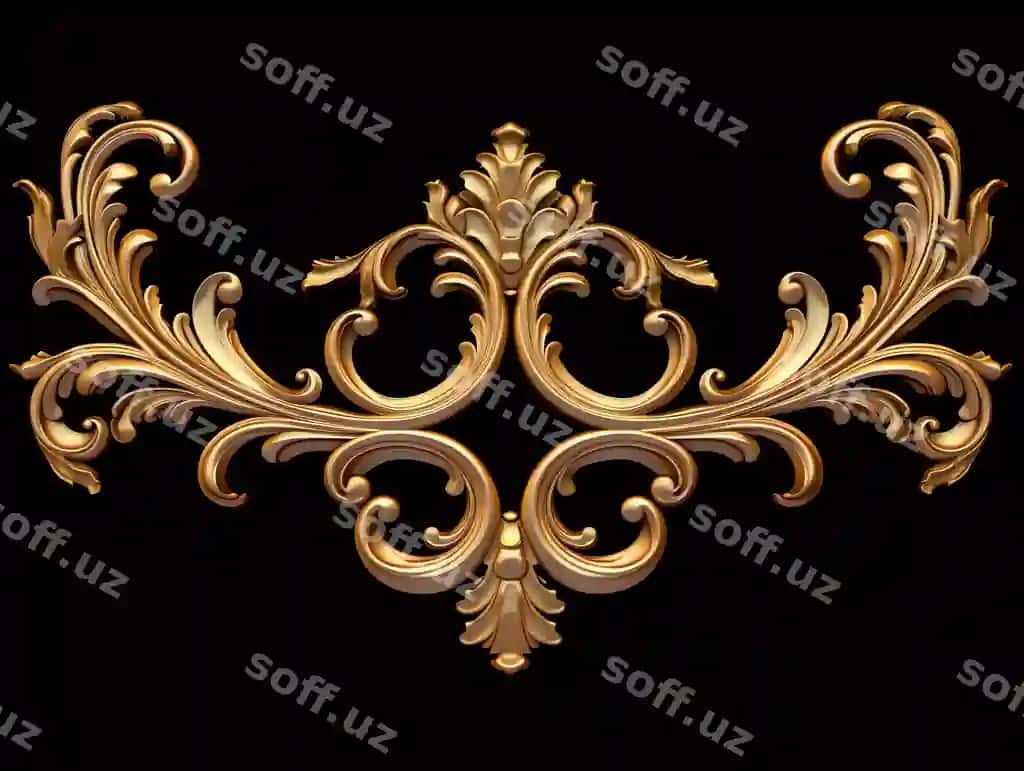 Oltin chiroyli dizayn qora fonda oltin muzei Bogota fonda bilan | Gold ornate design black background with gold museum bogota background