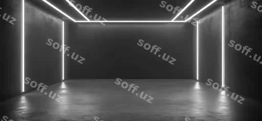 Kelajakchi neon yoritishli zamonaviy me'moniy ichki dizayn | Futuristic neon light room modern architectural interior design