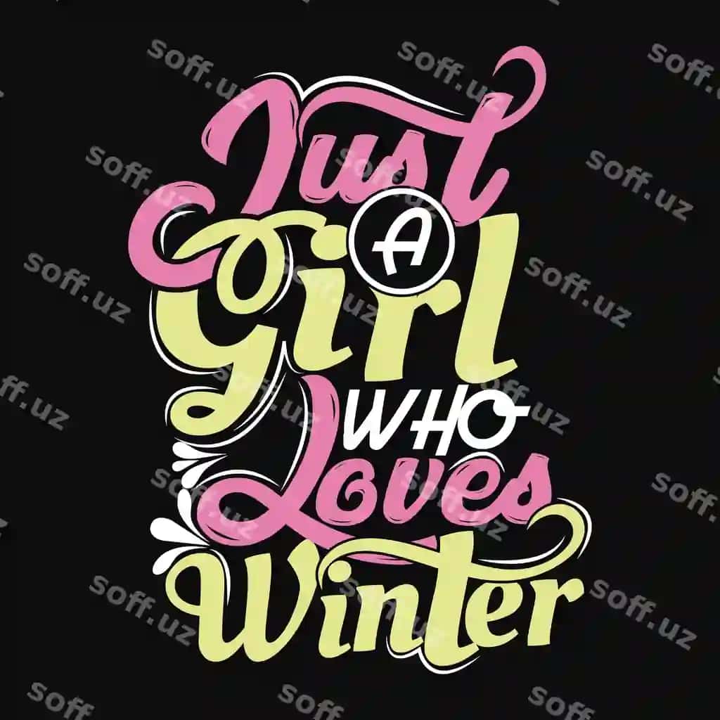 Tipografiya harflari moda Rojdestvo Yangi yil qish iqtibos noyob | Typography lettering trendy christmas new year winter quote unique