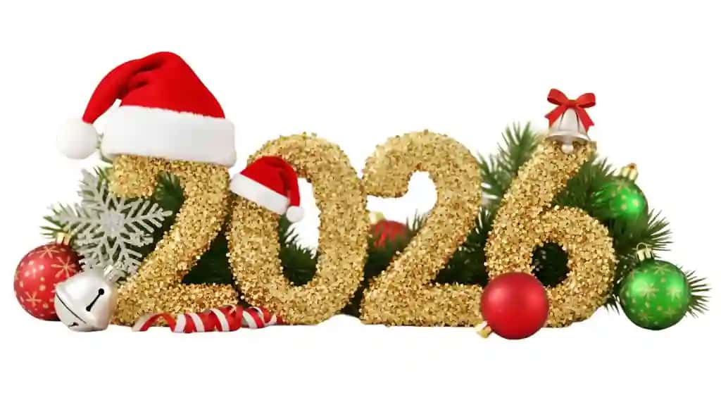 Rojdestvo bezaklari bilan tantanali oltin 2026 | Festive golden 2026 with christmas decorations
