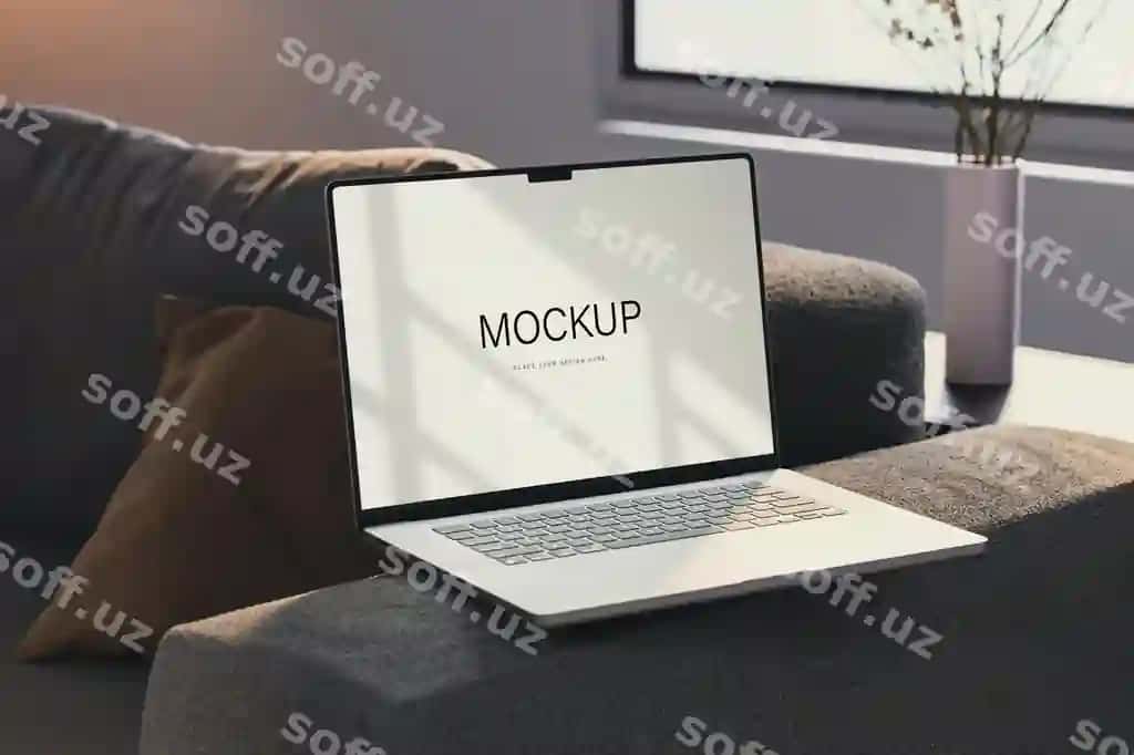Scm it so'zi bilan noutbuk | Laptop with word scm it