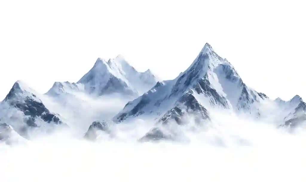 Everest tog'i oq fonda izolyatsiya qilingan | Mount everest isolated white background