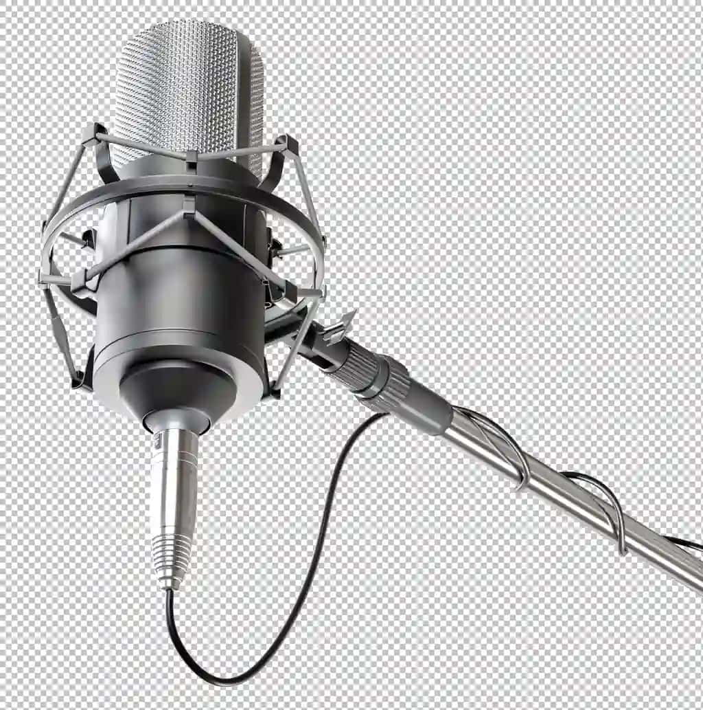 Professional studio kondensator mikrofoni 3d | Professional studio condenser microphone 3d