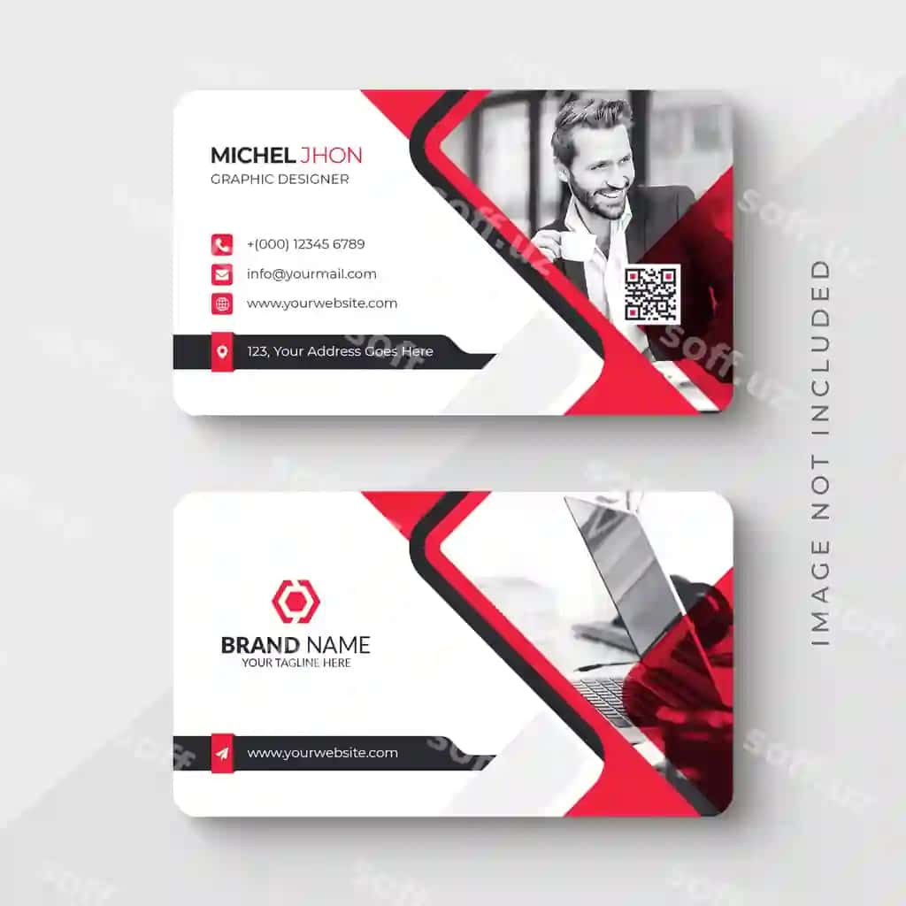 Zamonaviy biznes karta shabloni | Modern business card template