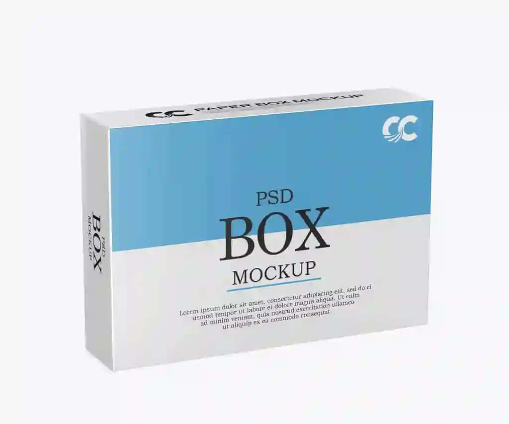 Qog'oz quti maketi | Paper box mockup