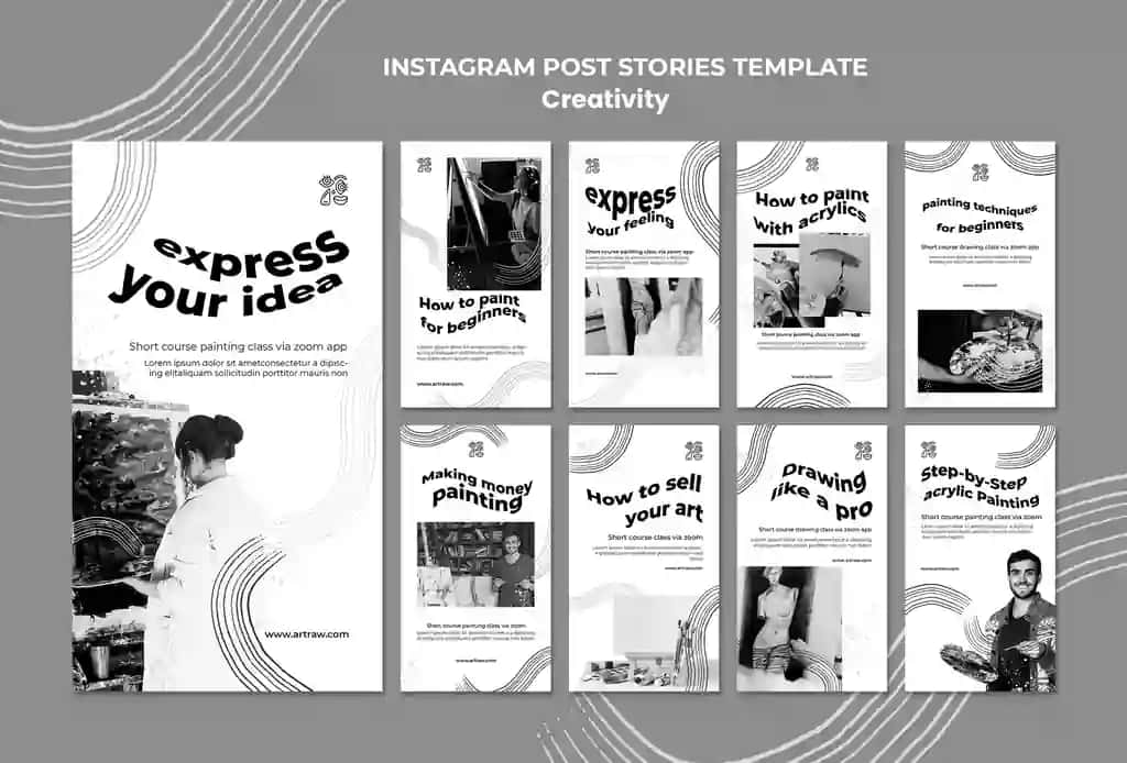 Ijtimoiy tarmoqlardagi ijodkorlik hikoyalari | Creativity social media stories