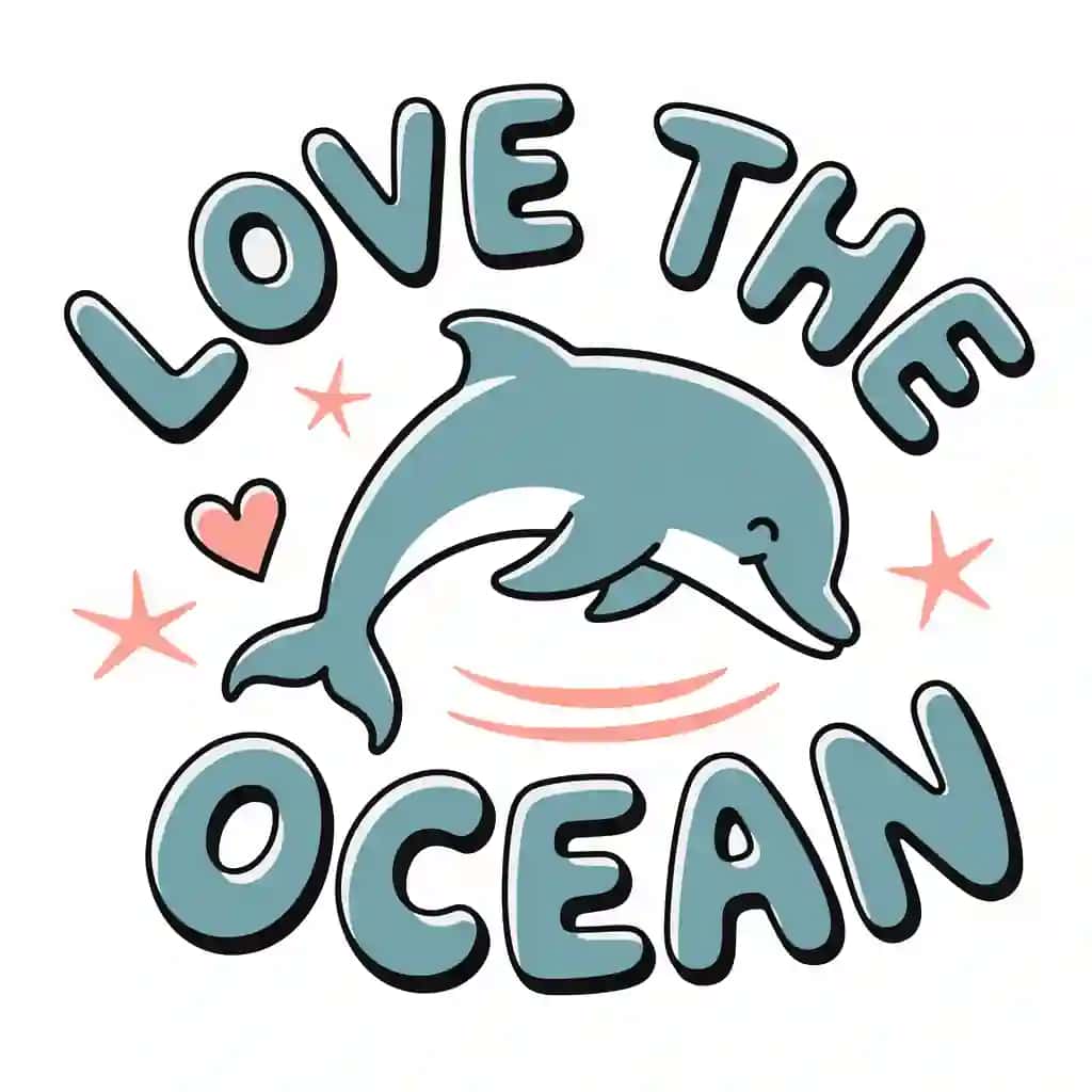 Baxtli delfin bilan okeanni seving | Love ocean with happy dolphin