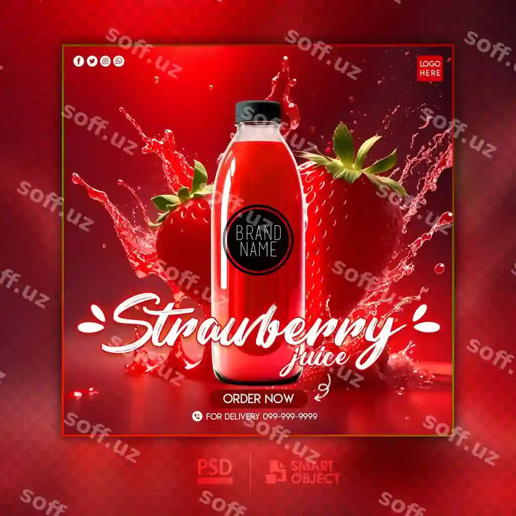 Psd ijtimoiy media banner post shabloni | Psd social media banner post template