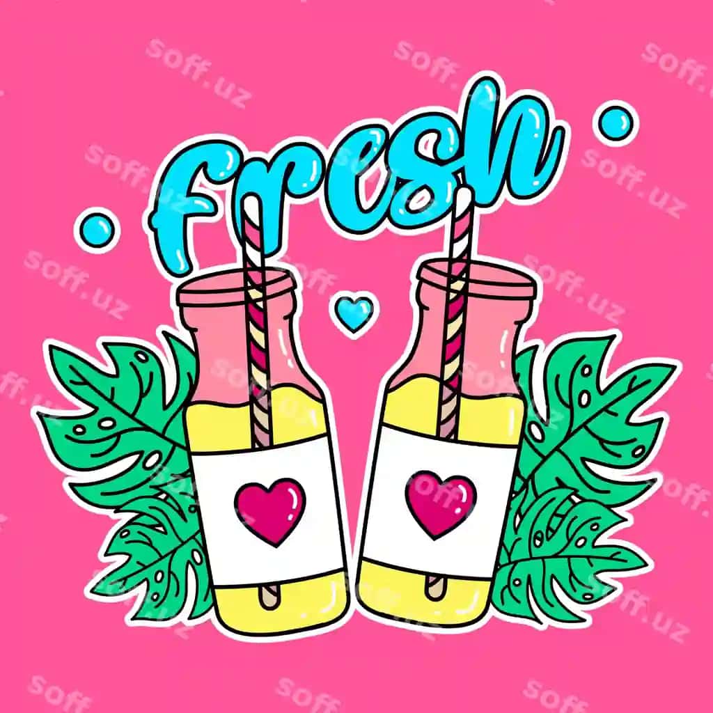 Yangi suv o'simliklar bilan | Fresh juice with plants