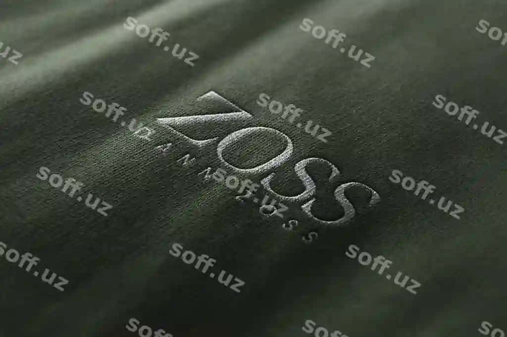 Logo namuna kiyim teksturli dastaklangan | Logo mockup clothing textured embroidered