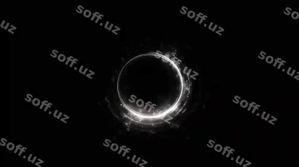 Doira anqari yorqin sochilishi | Circular abstract light flare