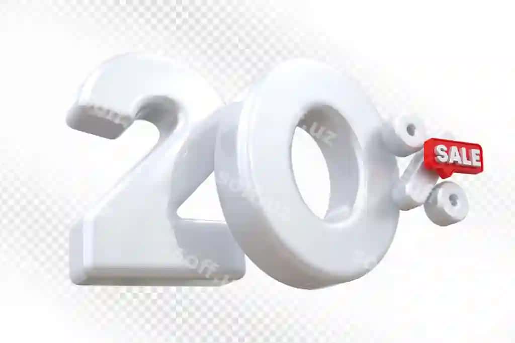 20 foiz kumrush taklifi 3D | 20 percent silver offer 3d