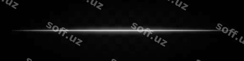 Oq yorqin nuri, aniq horizontal binafsha nuri yorqin markaz bilan | White light beam sharp horizontal purple beam with bright center