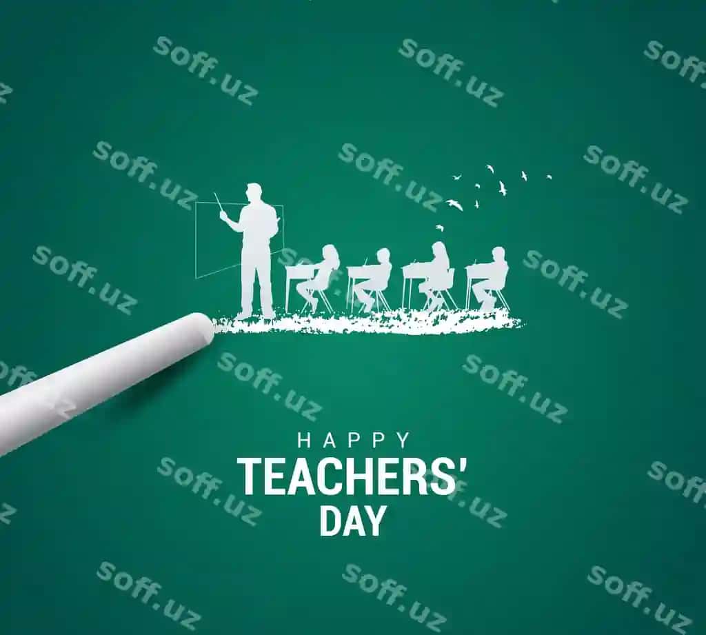 O'qituvchilar kuni bilan tabriklaymiz ijodiy konsepsiya vektorli illyustratsiya ijodiy | Happy teachers day creative concept vector illustration creative
