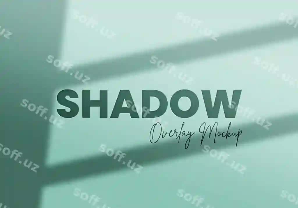 Organik soya qoplamasi maketi teksturali sirt fon psd | Organic shadow overlay mockup textured surface background psd