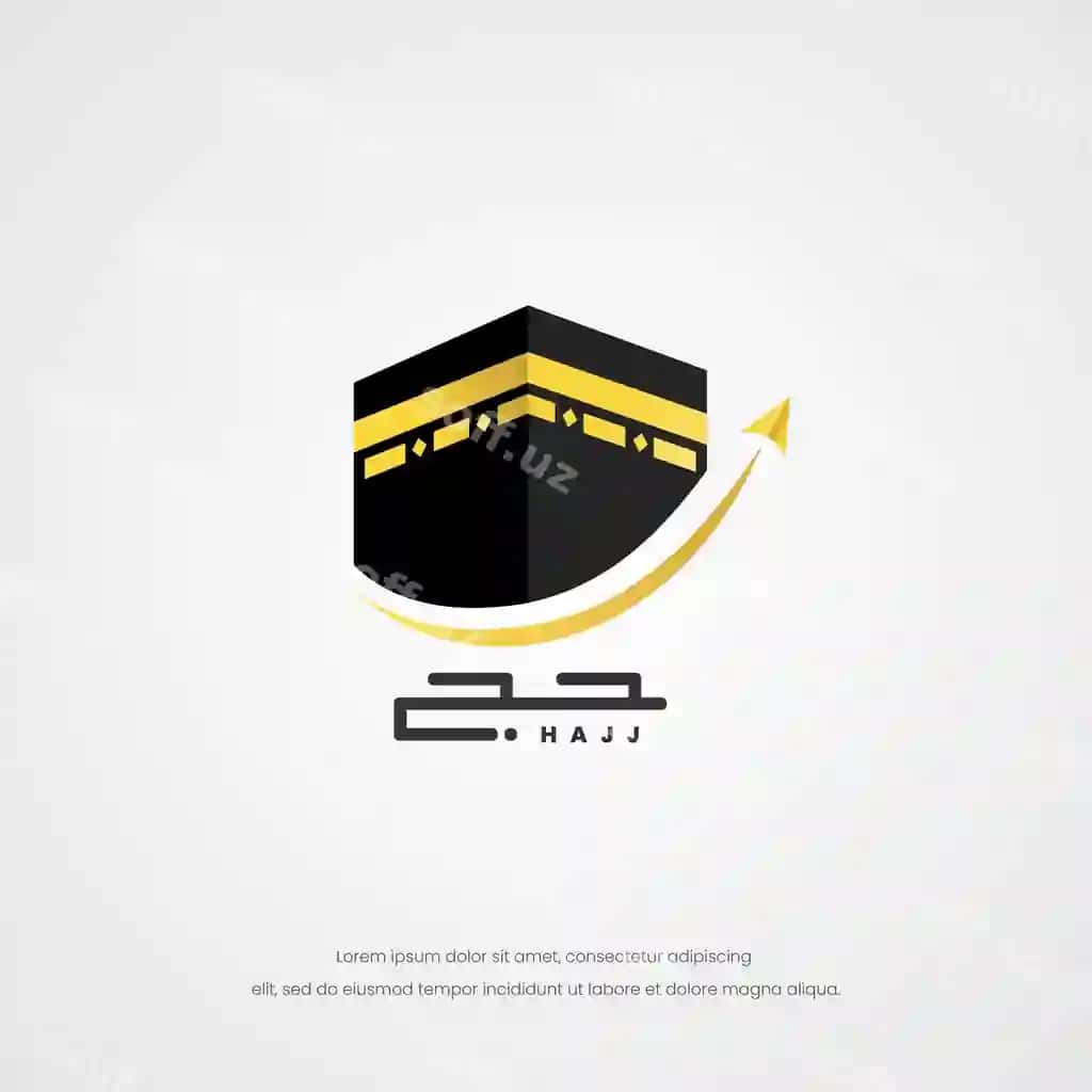 Hajj sayohati logotipi dizayni | Hajj travel logo design