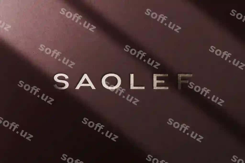 Logo namunasi hasharotli foliyalangan qog'oz | Logo mockup luxury foiled paper