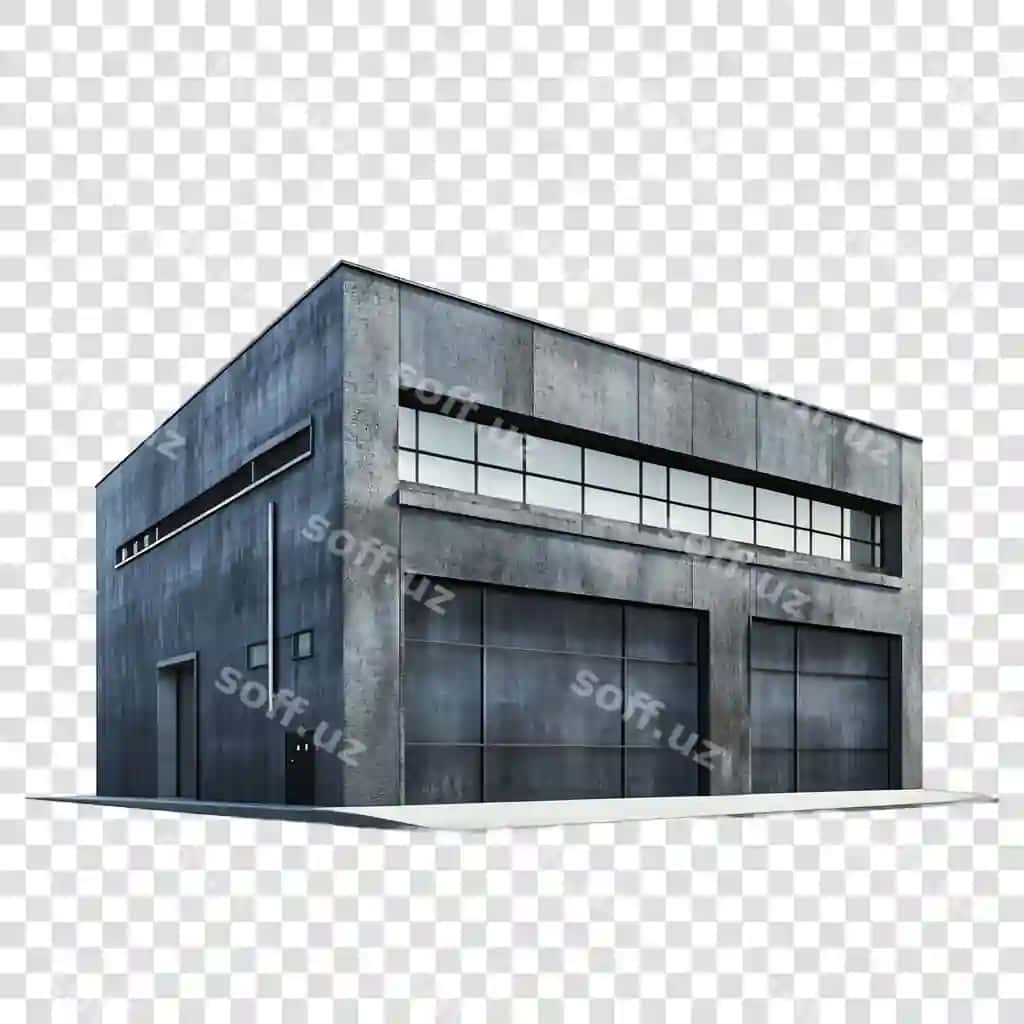 Ombor izolyatsiya qilingan shaffof fon | Warehouse isolated transparent background
