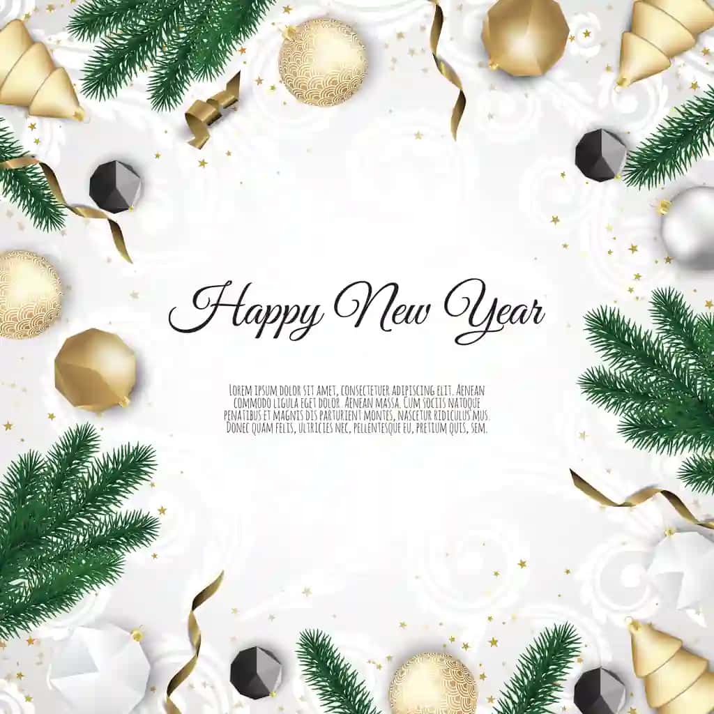 Rojdestvo daraxti shoxlari bilan banner oltin yulduzlar Rojdestvo sharlari bo'sh joy | Banner with christmas tree branches gold stars christmas balls space