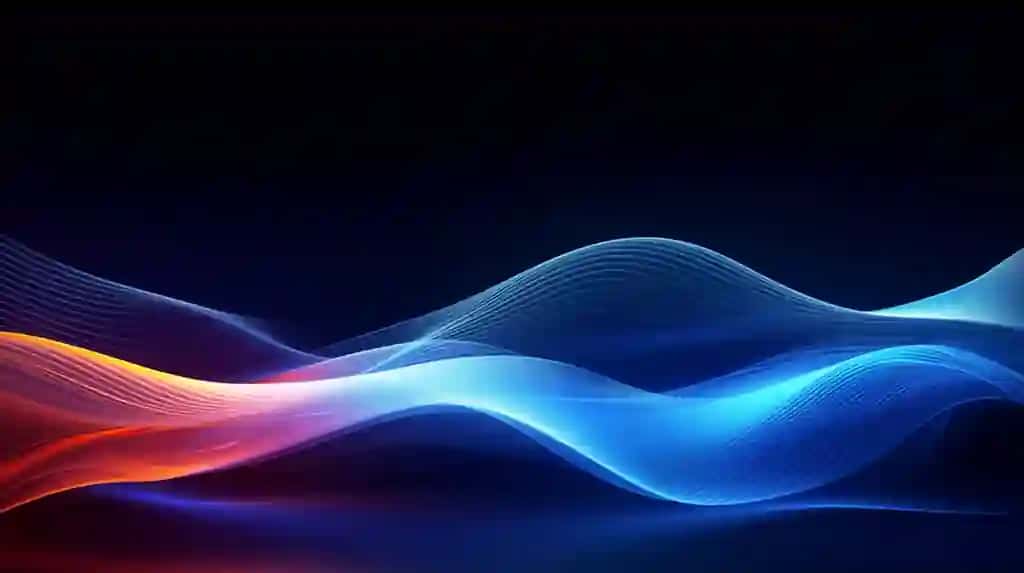 Mavhum to'lqin harakat namunasi quyuq ko'k fon fon rasmi raqamli texnologiya ai yaratilgan | Abstract wave motion pattern dark blue background wallpaper digital technology ai generated