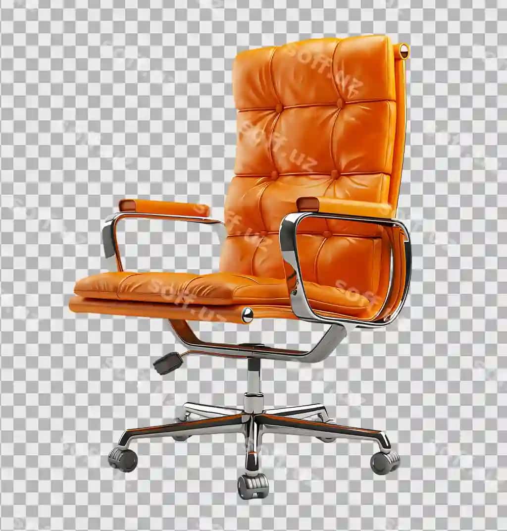 Ofis stul bufsayt ochiq fonda | Office chair isolated transparent background