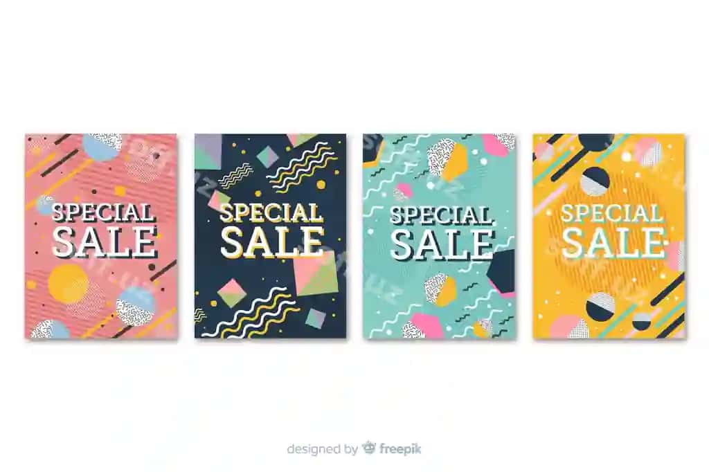 Memfis kolleksiyasidagi savdo bannerlari | Collection memphis sales banners