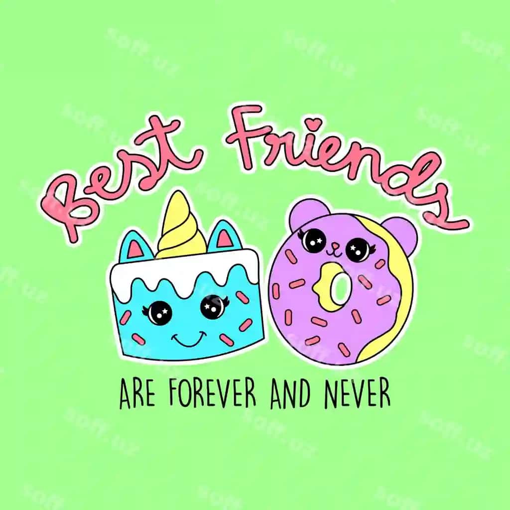 Eng yaxshi do'stlar torti donut | Best friends cake donut