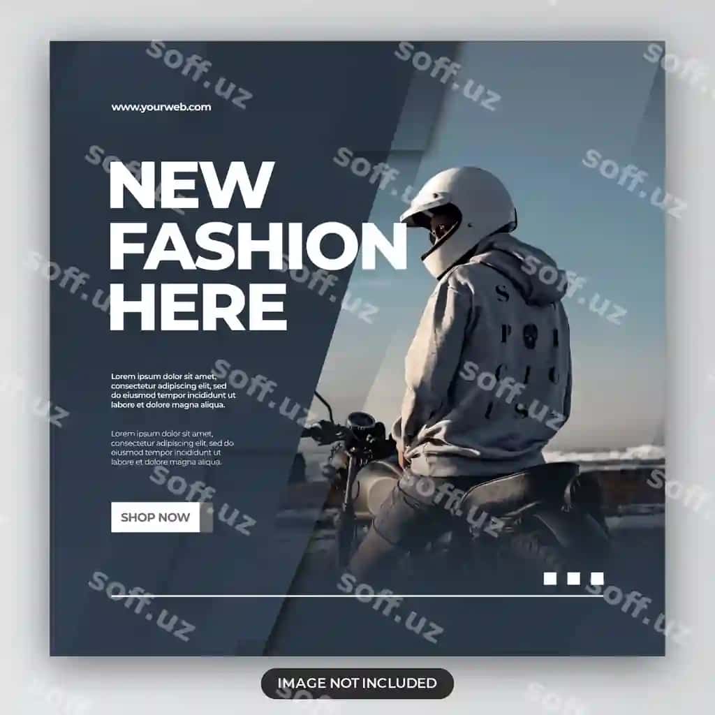 Moda aktsiya banneri kvadrat flyer ijtimoiy media post shabloni | Fashion sale banner square flyer social media post template