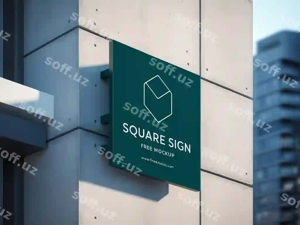 Kvadrat o'rtasini aytgan signa binosi | Sign building that says square middle