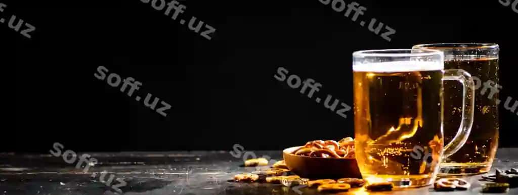 Pivo tuzli pretzel bilan | Beer with salty pretzels