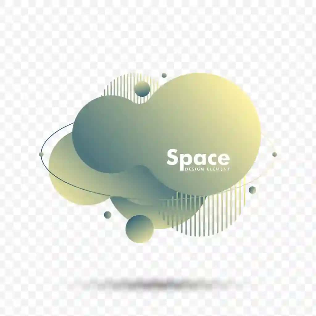 Mavhum uslubdagi suyuqlik grafik elementi | Abstract style fluid graphic element