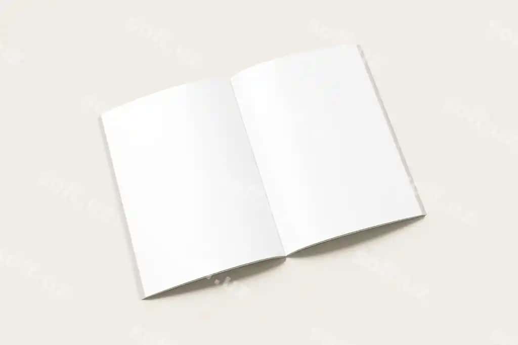 A4 formatdagi jurnal broshyurasi maketi | A4 magazine brochure mockup