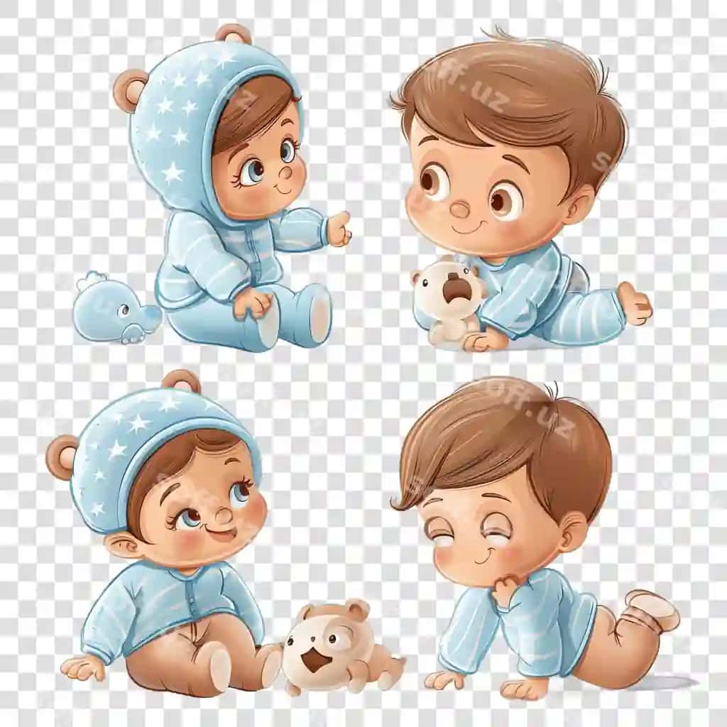Bolalik o'yinchoq suvarli boyash yuvush xonasi shaffof orqa fonda | Baby toy watercolor nurseryon transparent background