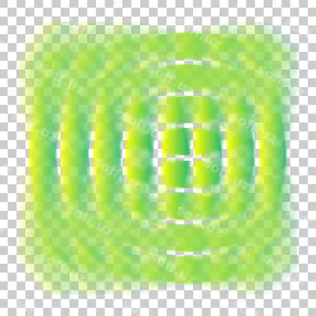 Mavhum gradient shakli dizayn elementi yashil rang loyqa shakl | Abstract gradient shape design element green color blurry shape