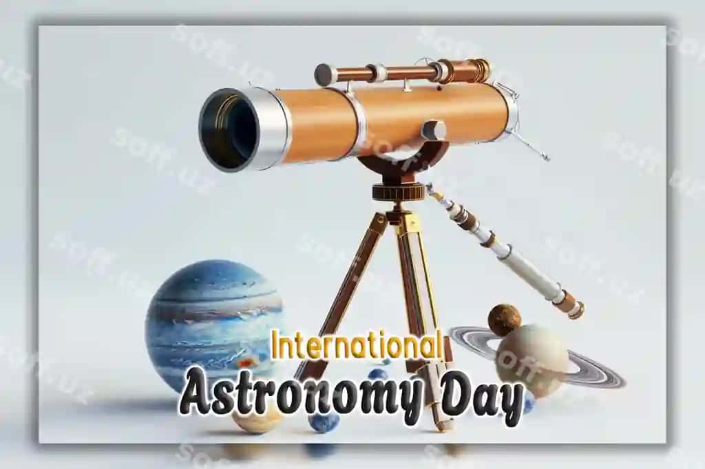 Xalqaro astronomiya kuni teleskop osmondan tushayotgan yulduzni kuzatmoqda | International astronomy day telescope watching sky falling star