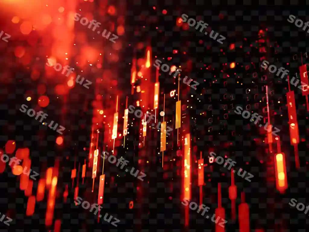 Qorong'iq orqa fonda qizil sariq yorqin bilan | Dark background with red yellow light