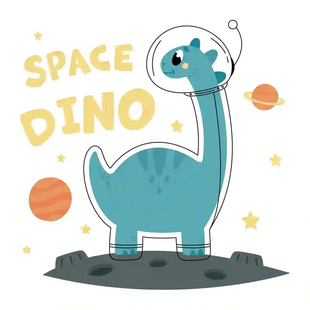 Dinozavr tadqiqotchisi kosmik astronavt kostyumi o'g'il bola mato bosma bilan | Dinosaur explorer space astronaut costume boy fabric print with