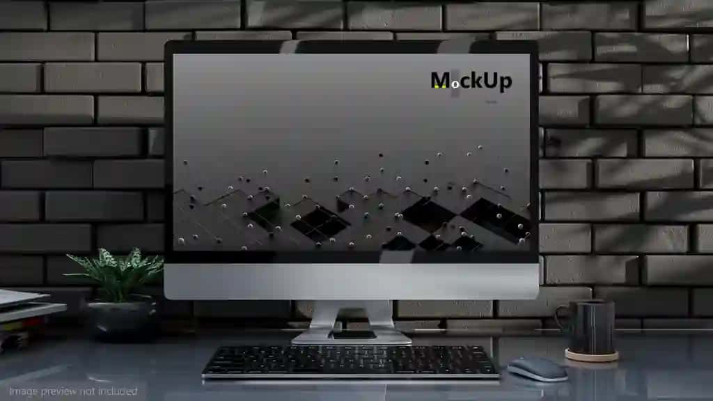 Kompyuter maketi | Computer mockup