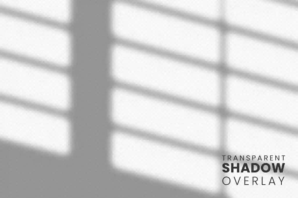 Shaffof deraza soyasi qoplamasi shabloni | Transparent window shadow overlay template