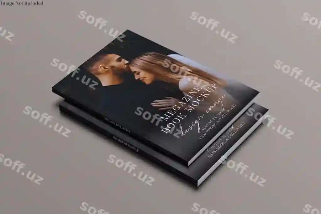 Jurnál A4 kitob namunasi | Magazine a4 book mockup