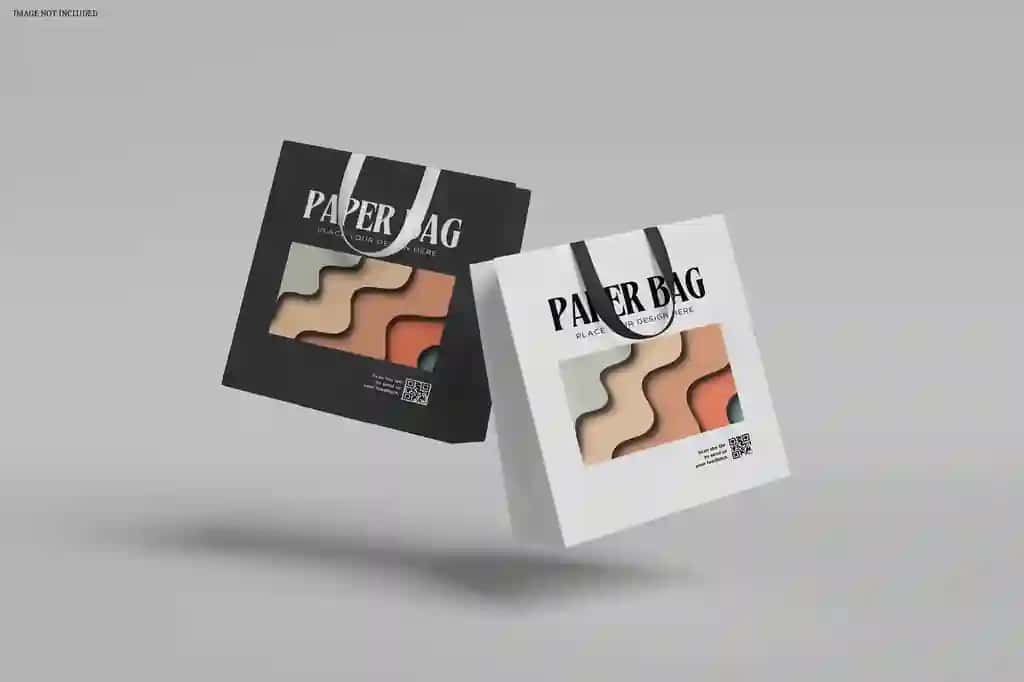Qog'oz sumka maketi | Paper bag mockup