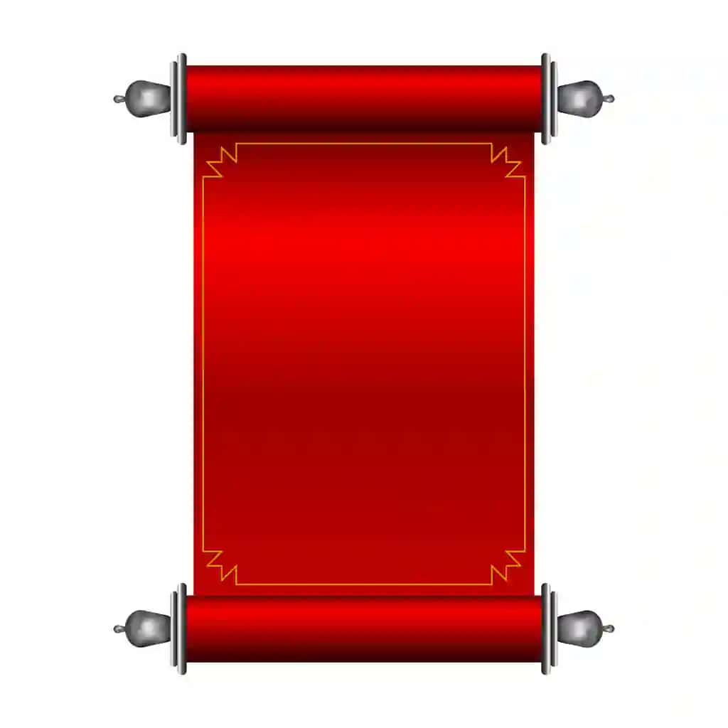 Qadimgi vektor tasviri | Ancient scroll vector illustration