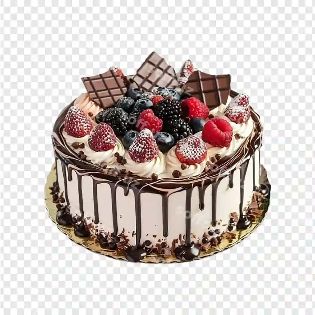 Giloslar bilan tort, bu Cherry Top | Cake with cherries it cherry top